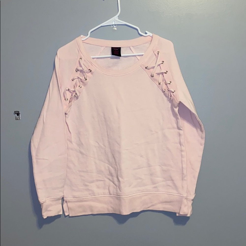 Pink long sleeve shirt